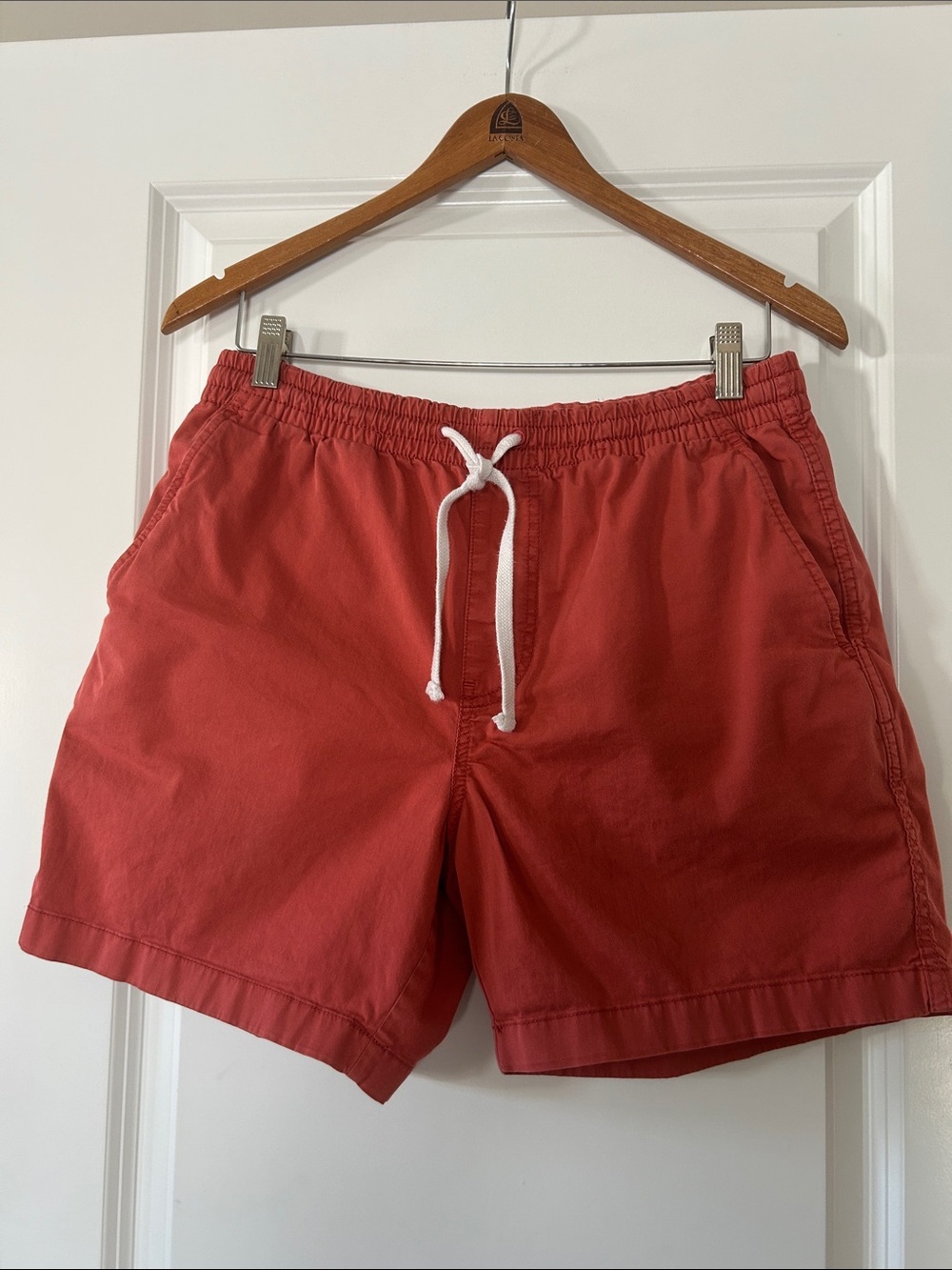J Crew Dock Short Sz M w MEASURMENTS Pockets, Adobe Brick